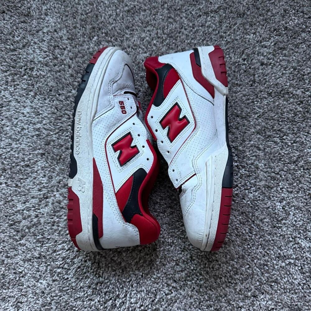 New-balance Women's Red and White Trainers